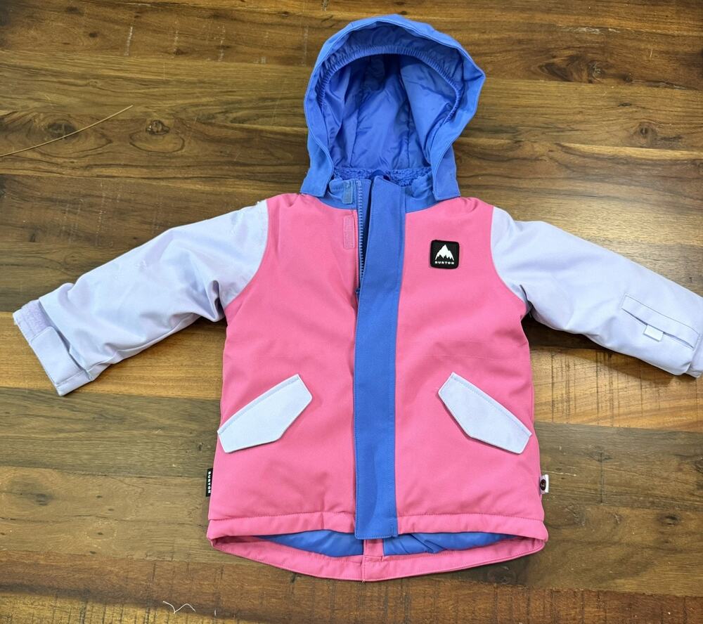 Kids Waterproof Winter Jacket Hooded Snow Coat Toddler 2T Pink/Blue/Purple Warm